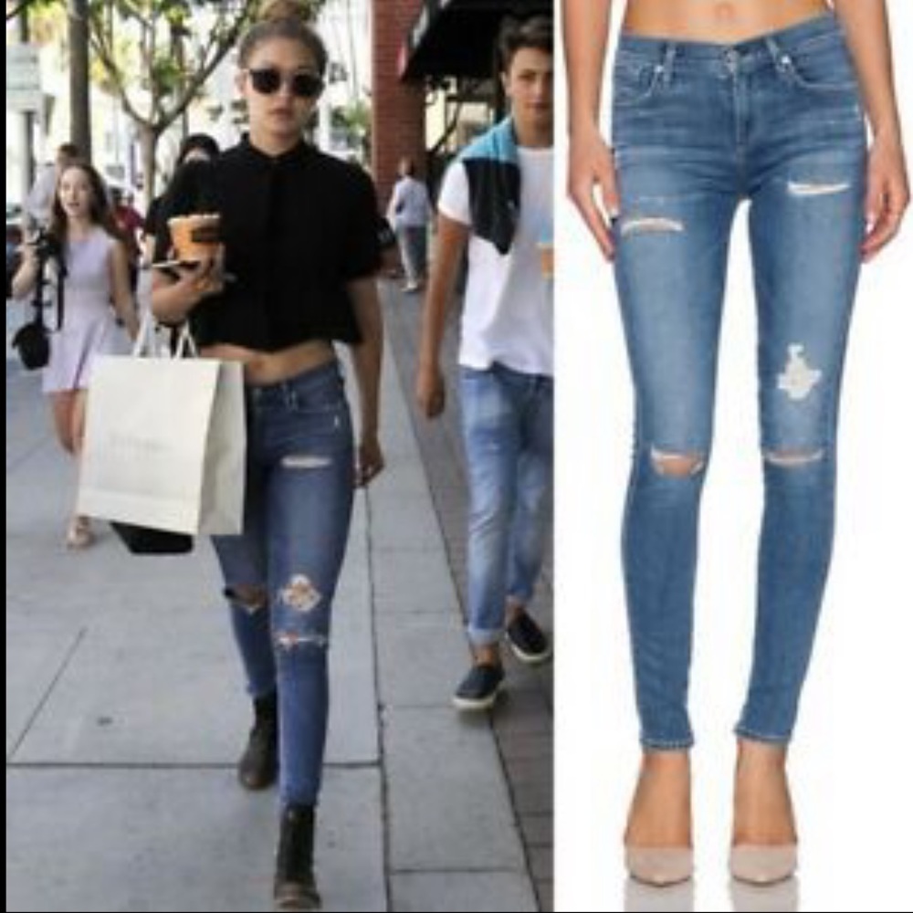 AGOLDE Sophie High Waisted Skinny Jeans Size 28